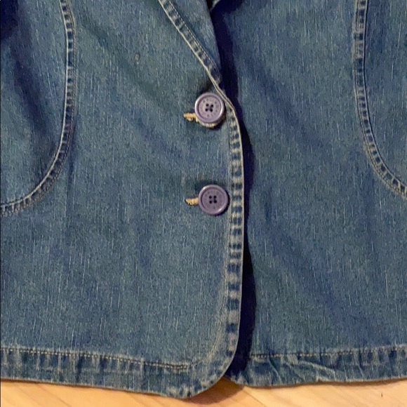 Bill Blass Jean Blazer - Picture 3 of 11